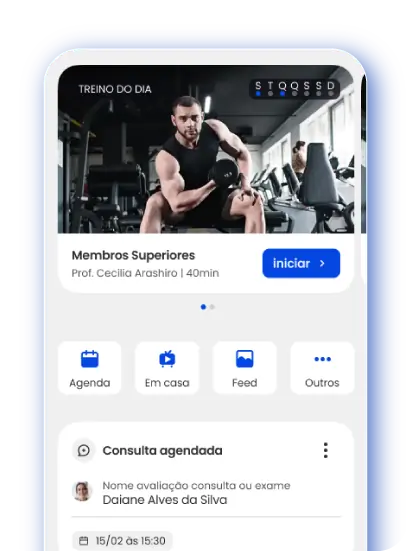 Rotina de treinos organizada